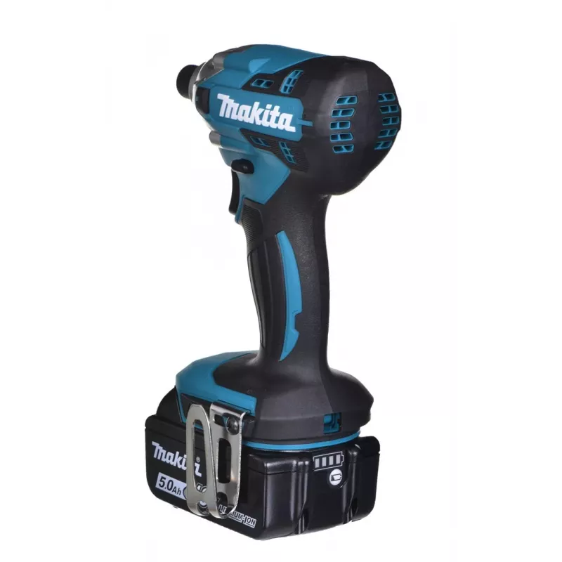 Atornillador de impacto a batería Makita DTD156RTJ 2500 RPM verde