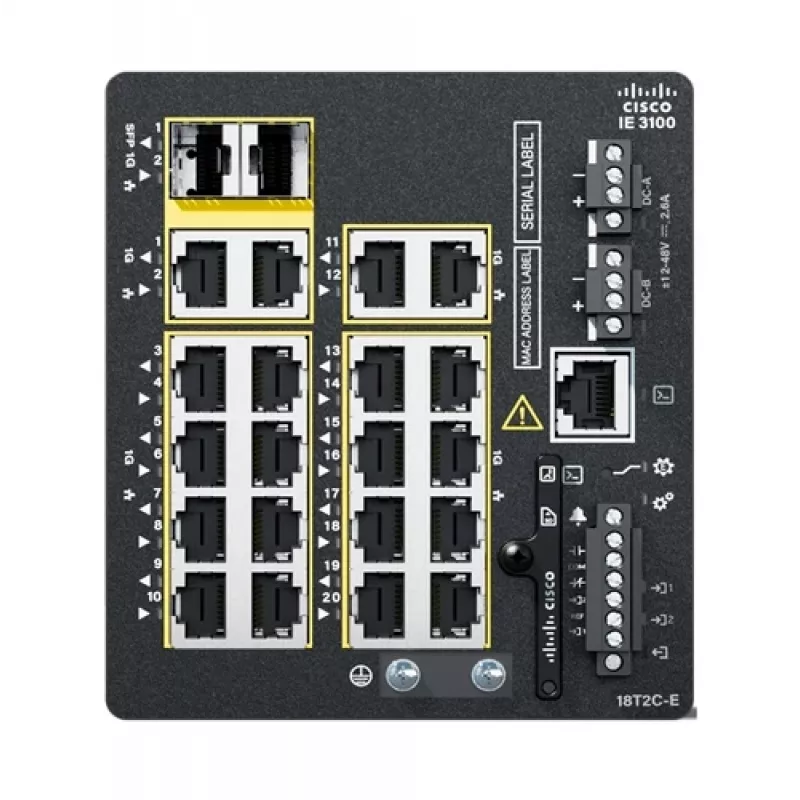Switch gestionado Cisco Catalyst IE3100 L2/L3 18 puertos Gigabit Ethernet