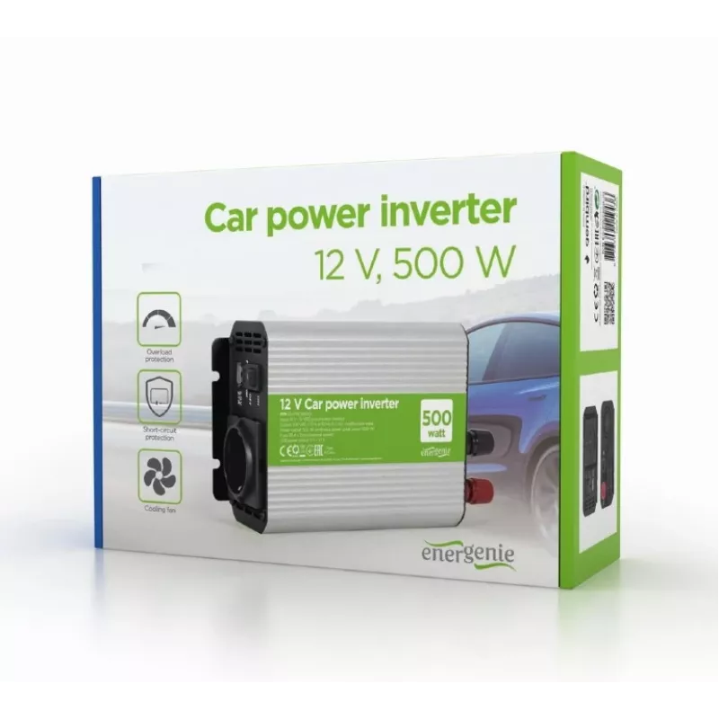 Convertidor de tensión para coche 12V 500W