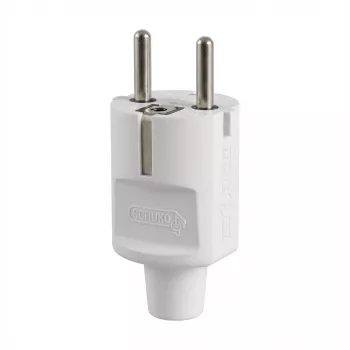 ABL 100000046 Conector macho compacto. SCHUKO & fr-be. TPE. Gris. IP20. Tipo 1505
