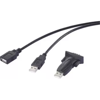 Adaptador serie USB 2.0 Renkforce [1x - 1x conector macho RS232] (RF-6801264)
