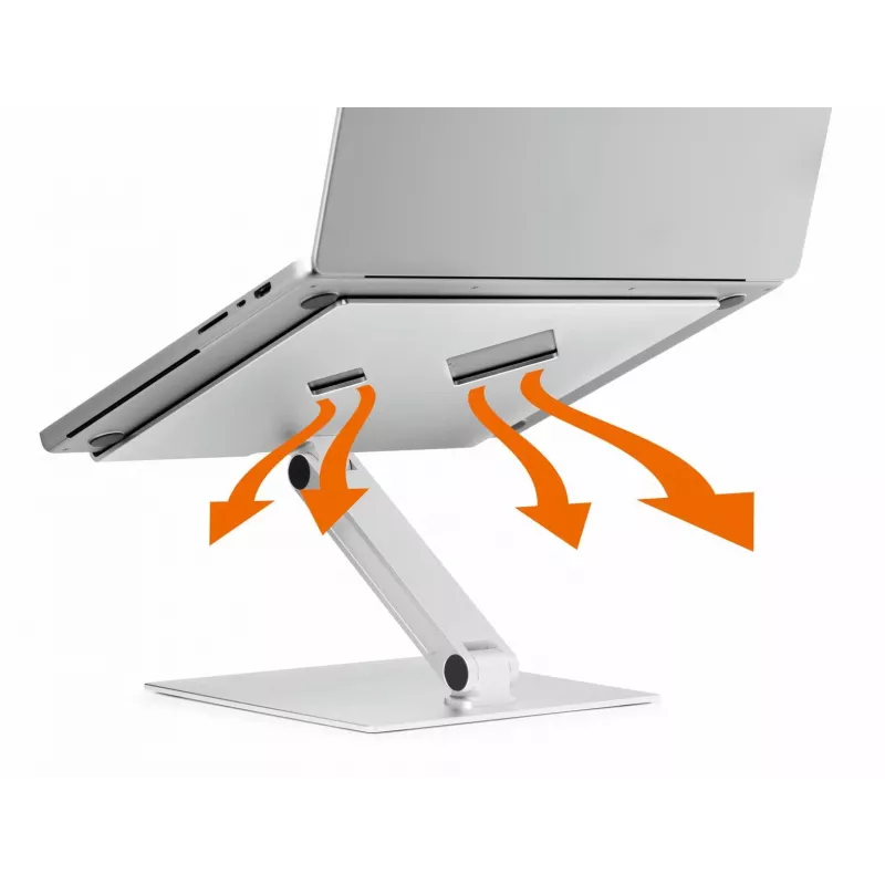 Soporte pasivo Durable 505023 para portátil plateado para interiores