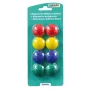Imanes para pizarra blanca Stanger modelo 73002 set de 8 colores, pack de 8 marcadores redondos