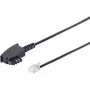 Cable S/CONN TAE-F/RJ-11 3 m transparente negro