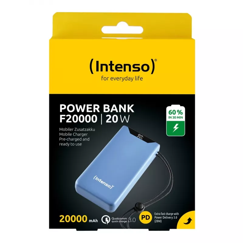 Batería externa Intenso 7332055 polímero de litio (LiPo) 20000 mAh azul