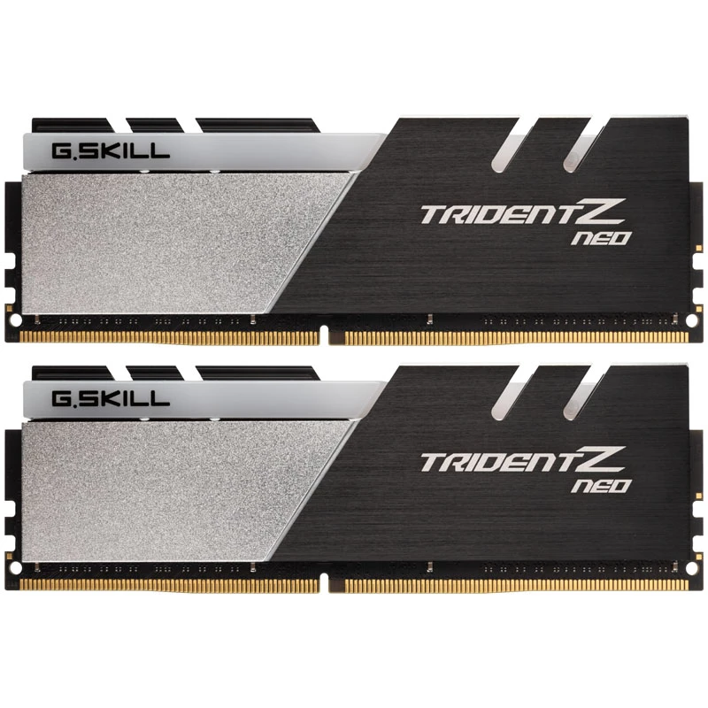 DIMM 16 GB DDR4-3600 (2x 8 GB) Dual-Kit, Memoria RAM negra/plata, F4-3600C16D-16GTZNC, Trident Z Neo, INTEL XMP
