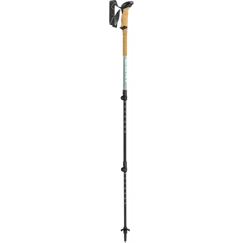 Bastones de trekking Leki Makalu Lite ajustables 90–125 cm, gris-verde