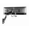 Soporte de pared ajustable Gembird para 2 pantallas 17