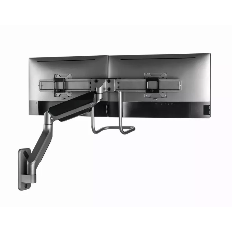 Soporte de pared ajustable Gembird para 2 pantallas 17