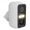 Safer 3L, cámara de vigilancia IP, exterior, inalámbrica, Amazon Alexa y Google Assistant, montaje en pared