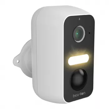 Safer 3L, cámara de vigilancia IP, exterior, inalámbrica, Amazon Alexa y Google Assistant, montaje en pared