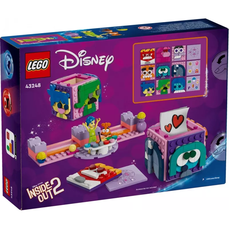 Juguete de construcción LEGO Disney Pixar Del revés 2 set de dados de emociones 43248