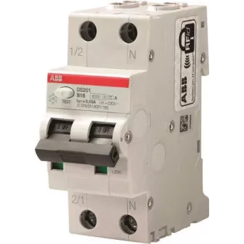 ABB DS201 B10 A30 interruptor RCBO 6kA 1P+N Tipo A B10 30mA (2CSR255180R1105)
