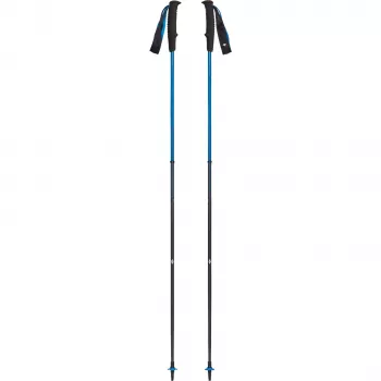 Bastones de trekking Distance Carbon, fitness azul, 1 par, 120 cm