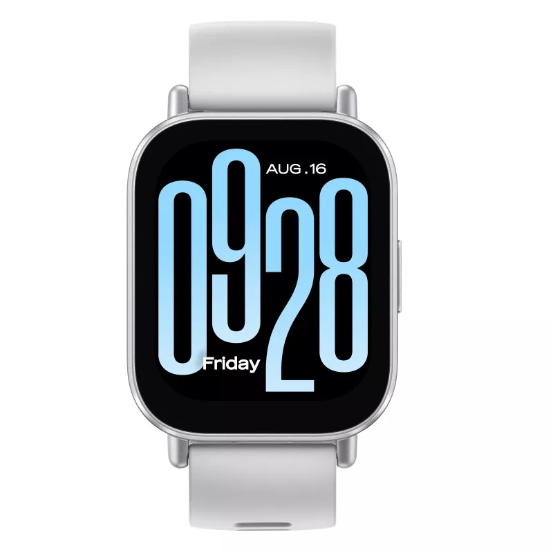 Smartwatch Xiaomi Redmi Watch 5 Active — 2 inch (5,08 cm) LCD, 320×385, 470 mAh, plata, correa TPU, 42,2 g