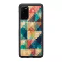 Funda protectora iKins para Samsung Galaxy S20 — Mosaic negro