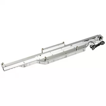 Bloque de agua BitsPower BP-MSASDE — acrílico y cobre, transparente, incluye almohadillas térmicas y tornillos de montaje