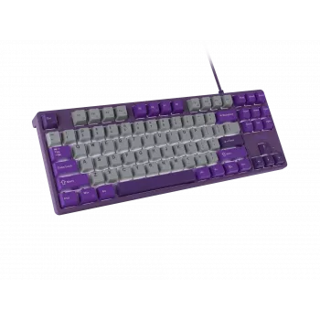 Teclado gaming NATEC Fury Kanabo K2 US retroiluminado blanco mecánico gris-lila