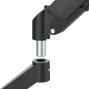 Soporte Maclean para 2 monitores, resorte de gas, 17-32, 2-10 kg, negro, MC-134