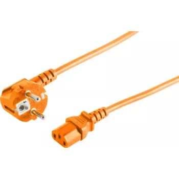Cable de alimentación naranja 5 m S/CONN 09-05057
