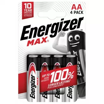 Pilas alcalinas LR6/AA blíster 4 uds. MAX