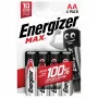Pilas alcalinas LR6/AA blíster 4 uds. MAX