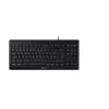 Teclado CHERRY STREAM TKL universal USB QWERTZ suizo negro