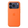 Funda de silicona Apple iPhone 17 Pro MagSafe naranja