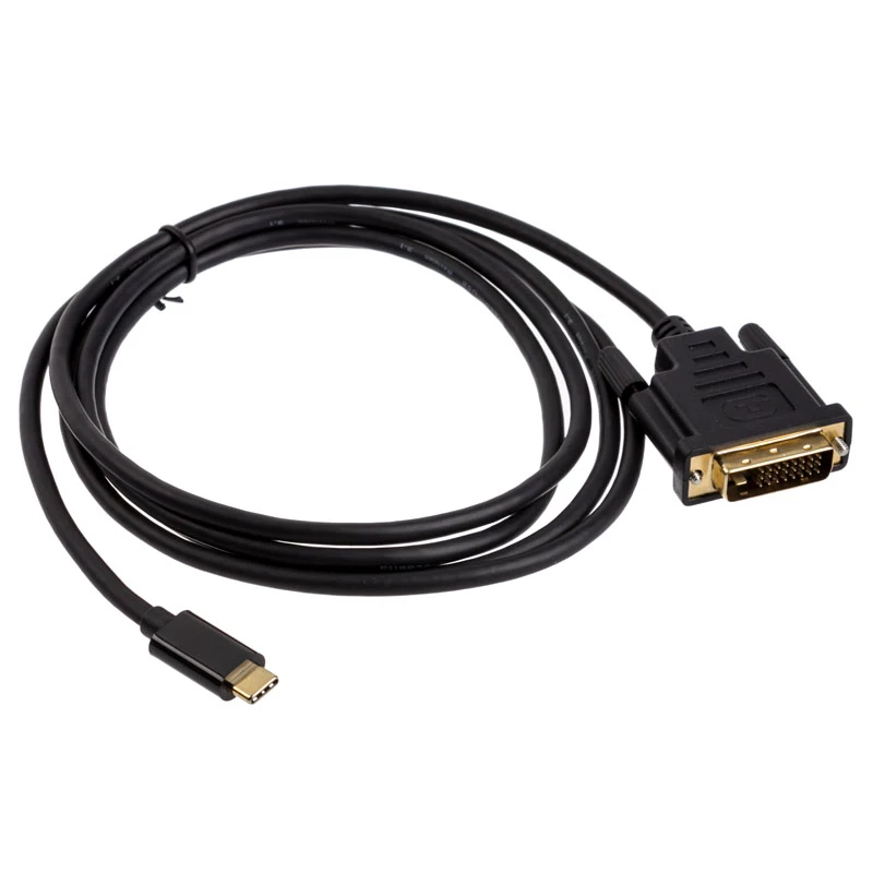 Akasa cable adaptador de USB Type-C a DVI, negro (AK-CBCA10-18BK)