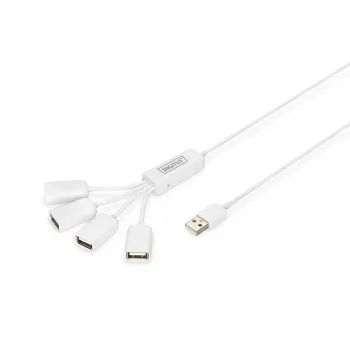 Hub USB Digitus delgado Spider DA-70216