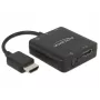 Convertidor de audio DeLOCK 62784 negro