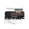 Tarjeta de ampliación, adaptador M.2 NVMe M-Key PCI-E Savio AK-41