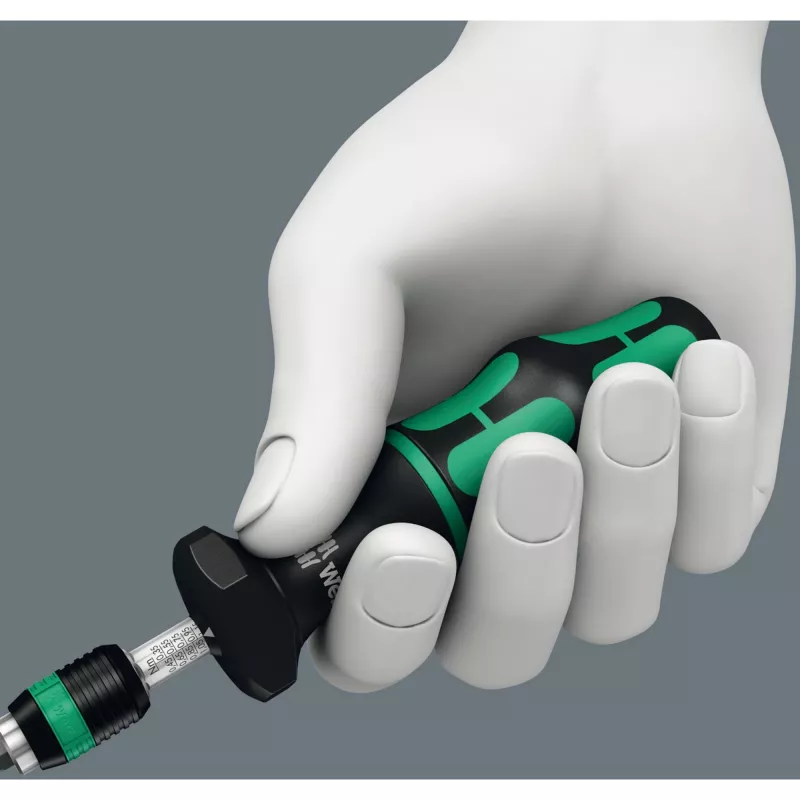 Destornillador dinamométrico 7441, llave dinamométrica negro/verde, para puntas de 1/4