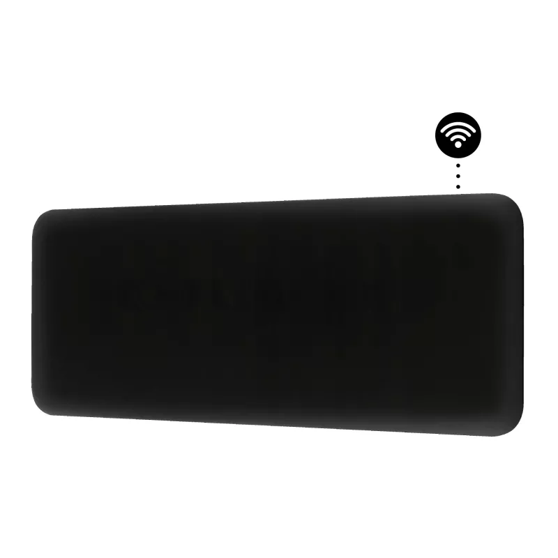 Radiador eléctrico Mill Invisible Smart WiFi Heater 1300W para habitaciones de hasta 19 m² negro IPX4