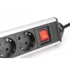 Digitus Regleta de enchufes de oficina de 6 tomas con 3 puertos USB cable de 1,5 m