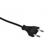 Cable de alimentación Savio CL-100 negro 1,8 m IEC tipo E (3,4 mm, 3,1 mm) IEC C7