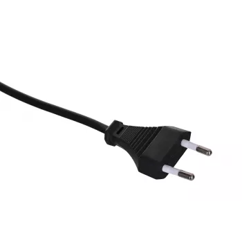 Cable de alimentación Savio CL-100 negro 1,8 m IEC tipo E (3,4 mm, 3,1 mm) IEC C7