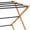 Tendedero PROMIS ANCONA, tendedero plegable de acero con acabado madera, 10 m de superficie de secado, 1000 mm de altura