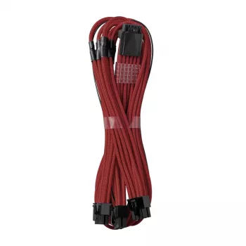 Cable CableMod C-Series PRO ModMesh 12VHPWR a 3x PCI-e para Corsair - 60 cm, rojo oscuro