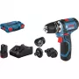 Bosch GSR 12V-15 FC Professional 1300 rpm sin llave 600 g negro, azul