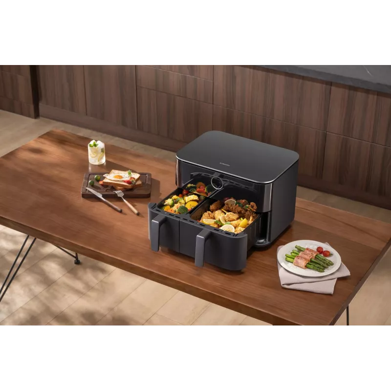 Freidora de aire Xiaomi Dual Zone EAN 10 L 2700W Potencia total Negro