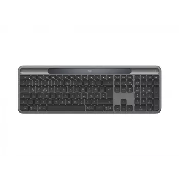 Teclado Logitech RF inalámbrico Bluetooth QWERTZ alemán grafito 920-013773