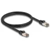 Cable de red DELOCK 80240 Cat6a U/FTP (STP) RJ-45–RJ-45, 1 m, negro