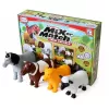 Set magnético de animales de granja Malblo
