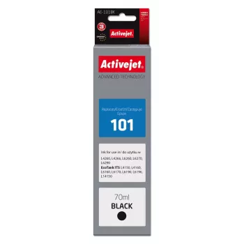 Activejet AE-101BK tinta (sustituto de Epson 101; Supreme; 70 ml; negro)
