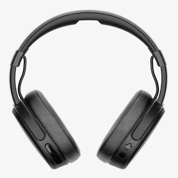 Auriculares Skullcandy Crusher Wireless — negros, binaurales, circumaurales, Bluetooth y 3,5 mm, plegables, batería de 40 h