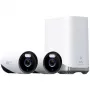 Anker Eufy eufyCam E330 (Professional) - Set de 2 cámaras - Cámara de vigilancia de red - Exterior - resistente a la intemperie - Color (día/noche) - 8 MP - 3840 x 2160 - 4K - Audio - Wi-Fi - 2