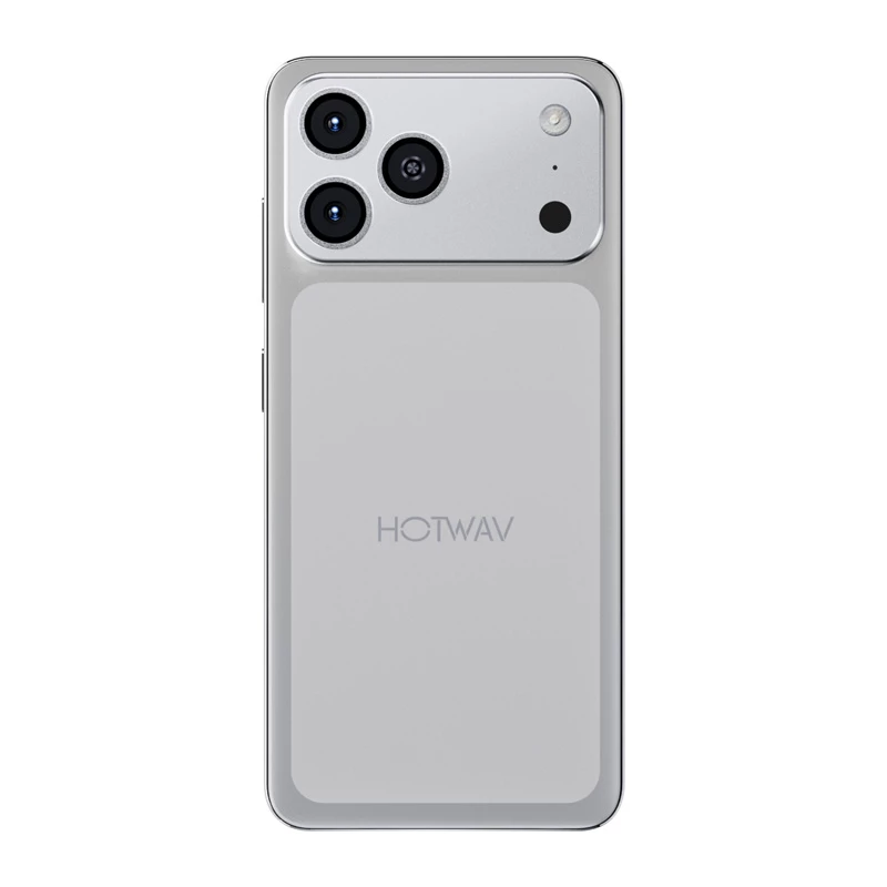 Smartphone HOTWAV A17 Pro Max plateado — HOTWAV A17 Pro Max
