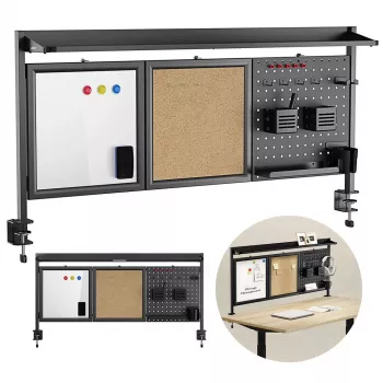 Separador de escritorio ergo office ER-300 B, ancho 1250 mm, carga máx. 10 kg