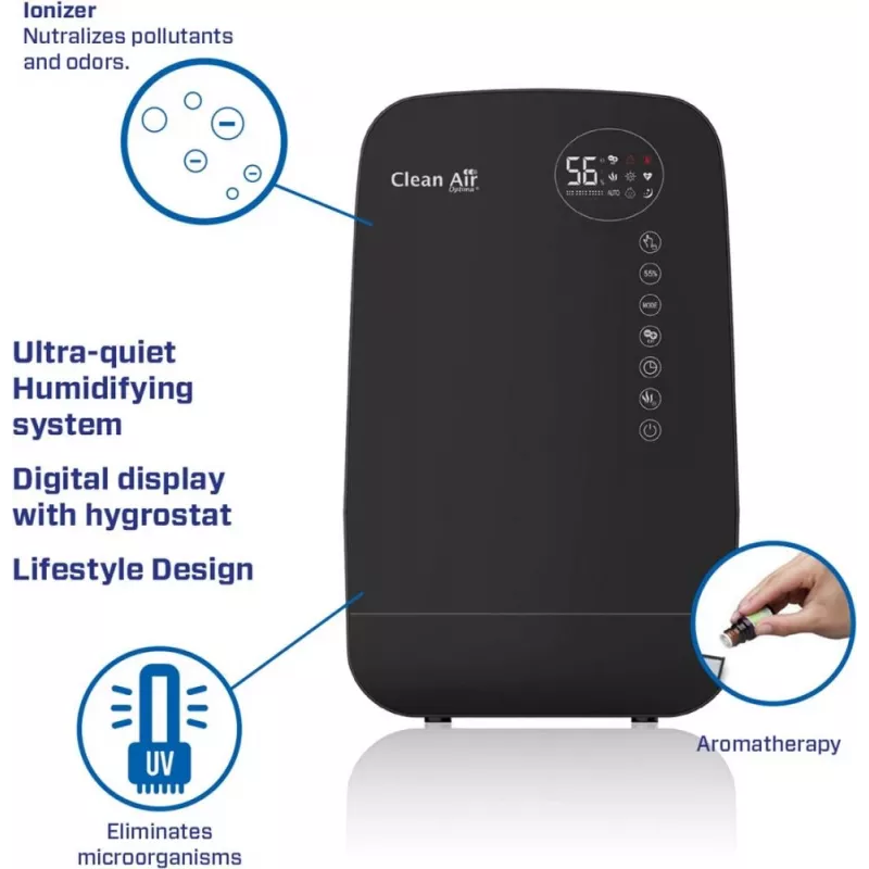 Humidificador con IONIZADOR/CA-607BSMART Clean Air Optima